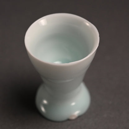 Contemporary Celadon Guinomi ー“青白磁 杯”