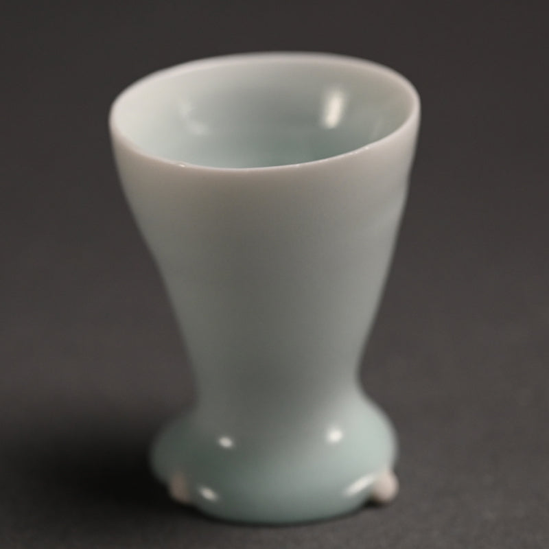 Contemporary Celadon Guinomi ー“青白磁 杯”