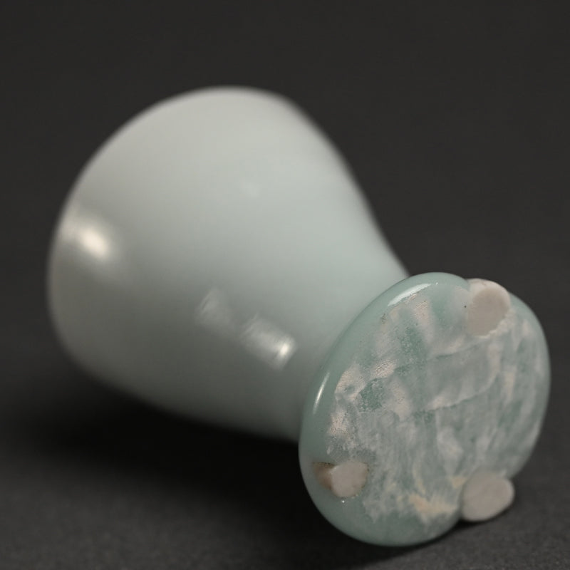 Contemporary Celadon Guinomi ー“青白磁 杯”