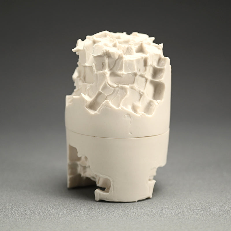 Covered Porcelain Vessel