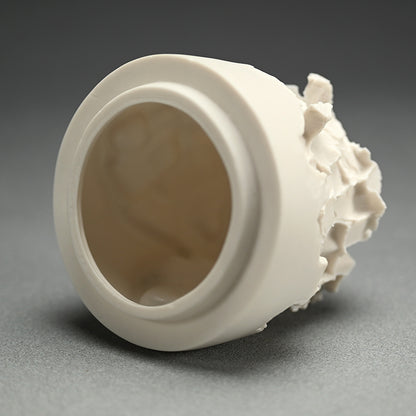 Covered Porcelain Vessel