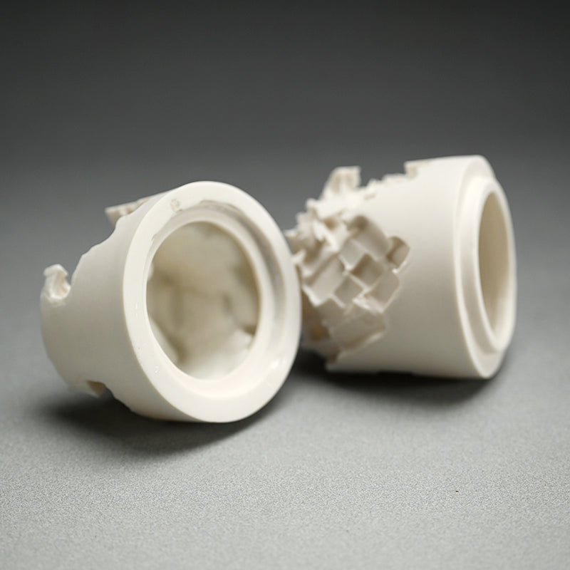 Covered Porcelain Vessel