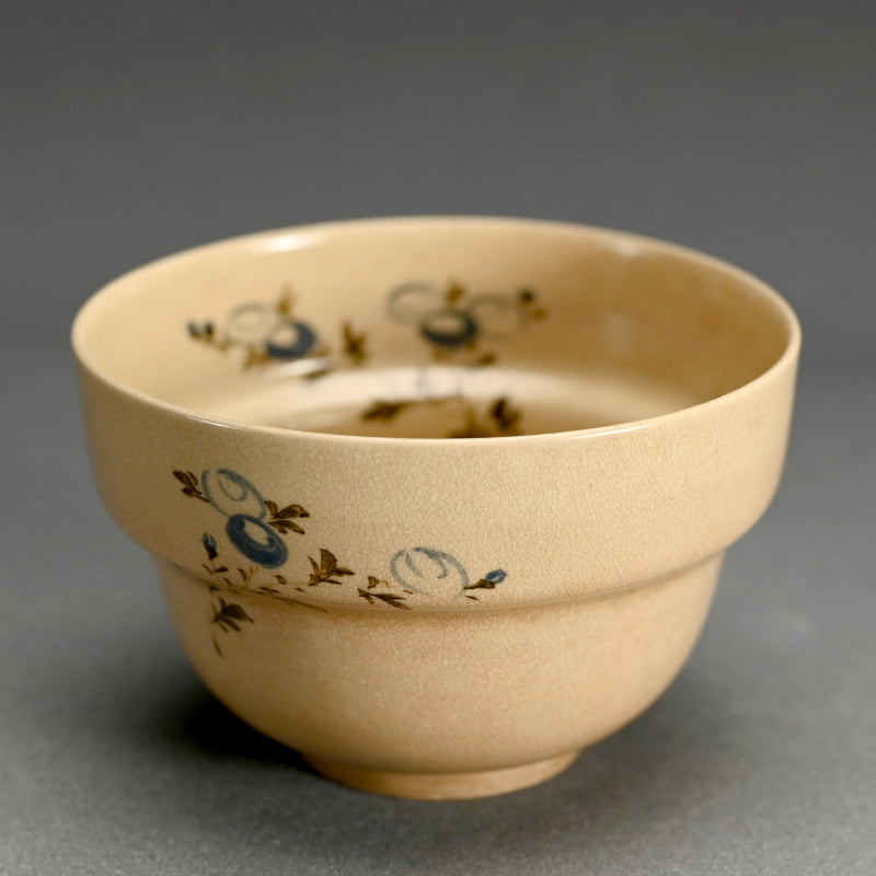 19th century Mizoroyaki Chawan Tea Bowl from Kyoto ー"御菩薩焼 茶碗"