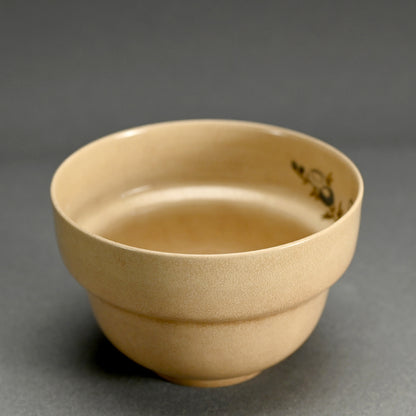 19th century Mizoroyaki Chawan Tea Bowl from Kyoto ー"御菩薩焼 茶碗"