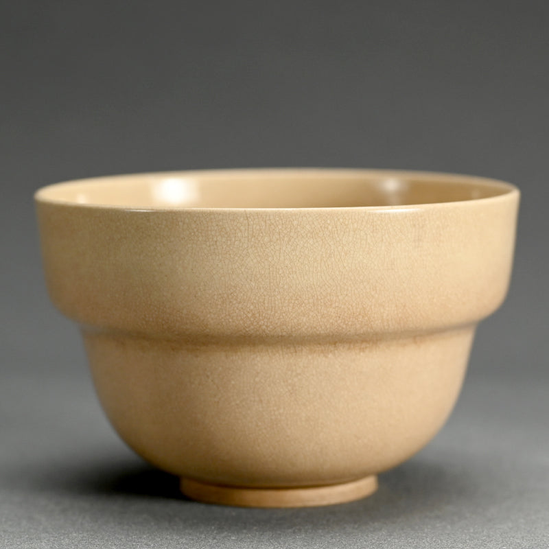 19th century Mizoroyaki Chawan Tea Bowl from Kyoto ー"御菩薩焼 茶碗"