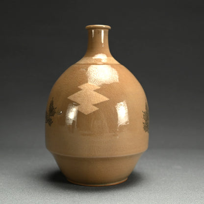 Museum Quality Edo period Fushina-yaki Sake Jar