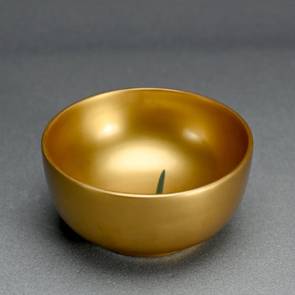 5 Antique Japanese Gold Lacquered Soup Bowls