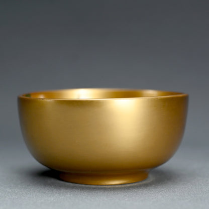 5 Antique Japanese Gold Lacquered Soup Bowls