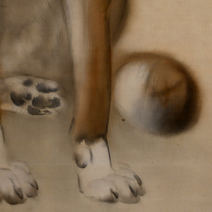 Western Dog Hanging Scroll ー岡田 華鄕