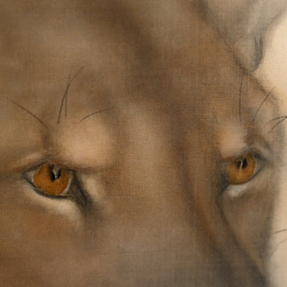 Western Dog Hanging Scroll ー岡田 華鄕