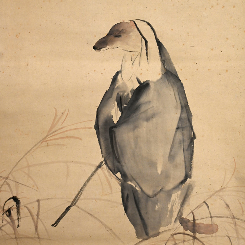 Hakuzosu Fox in Priest Robes ー大田垣 蓮月 "白蔵主"