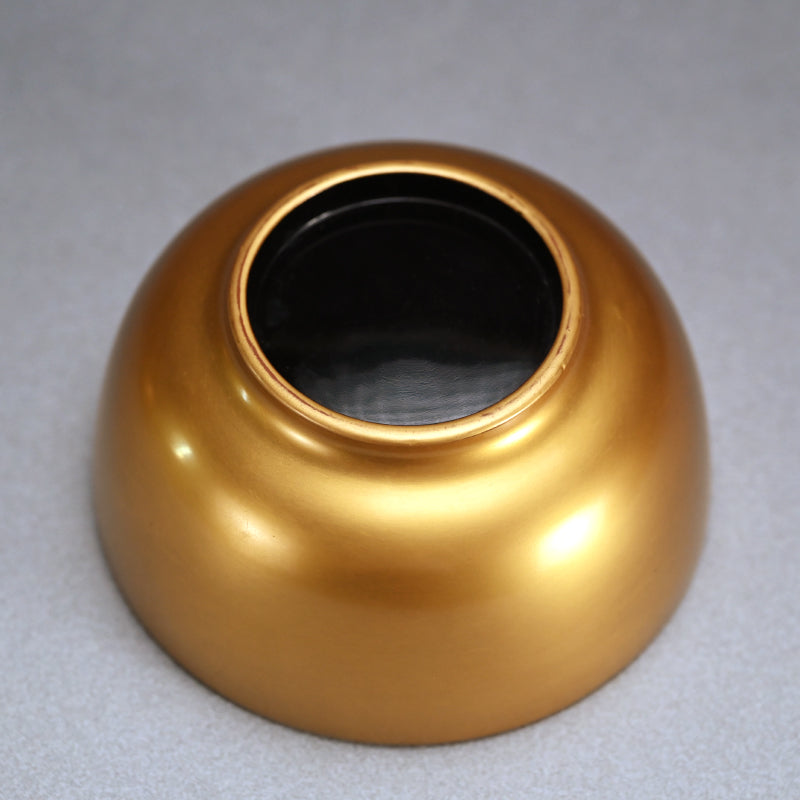 Pair Gold Lacquered Kaiseki Soup Bowls