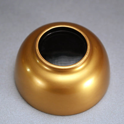 Pair Gold Lacquered Kaiseki Soup Bowls