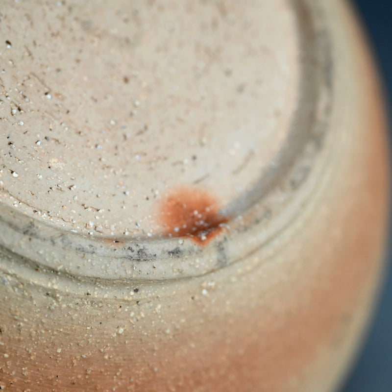 Morning Glory Ceramic Vase ー真葛 香山 "眞砂肌 朝顔"