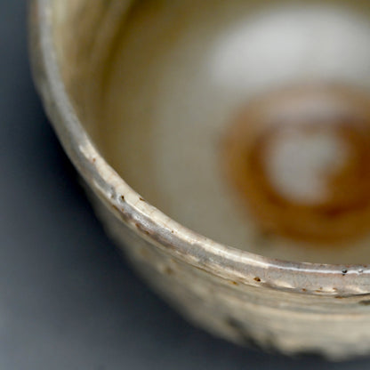 E-hakeme Chawan Tea Bowl ー六代 清水六兵衛 "絵刷毛目茶碗"