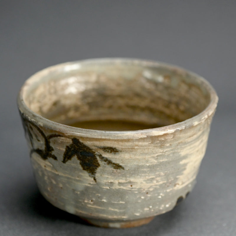 E-hakeme Chawan Tea Bowl ー六代 清水六兵衛 "絵刷毛目茶碗"