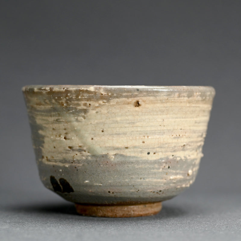 E-hakeme Chawan Tea Bowl ー六代 清水六兵衛 "絵刷毛目茶碗"