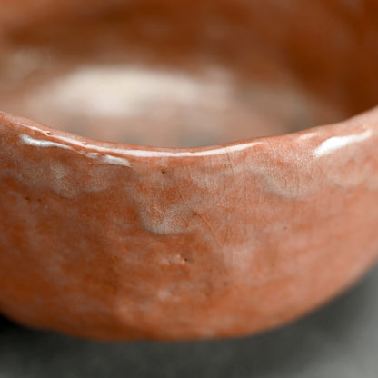 Raku Chawan Tea Bowl  ー建仁寺 竹田益州老師 手造赤茶碗 “山のごとし”