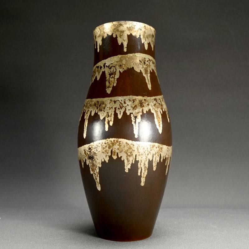 Bronze Vase Dripping with Silver ー柴野 和聖 “銀燭付黒味銅花瓶”