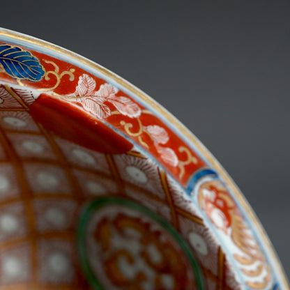 2 Luxurious Daishoji-Imari Porcelain Dragon Bowls, Kutani ー奇玉宝鼎之珍