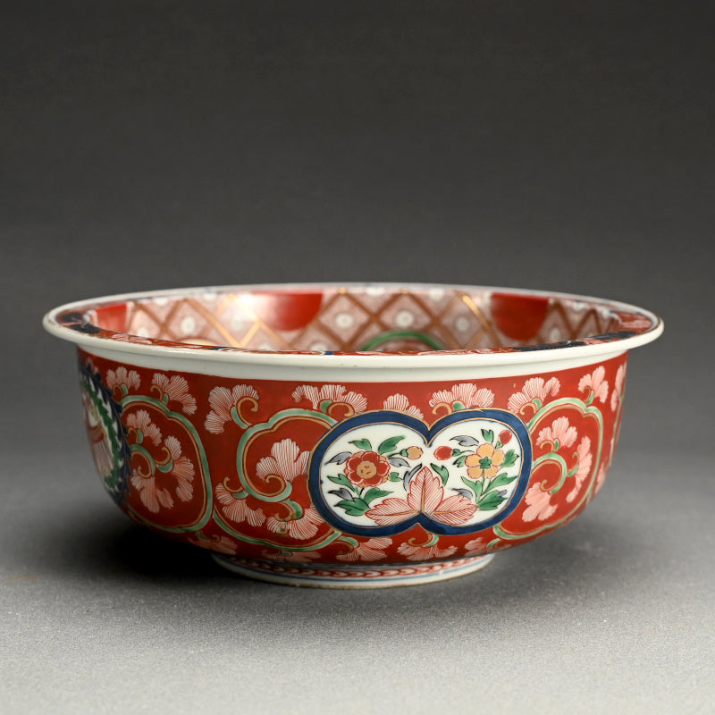 2 Luxurious Daishoji-Imari Porcelain Dragon Bowls, Kutani ー奇玉宝鼎之珍