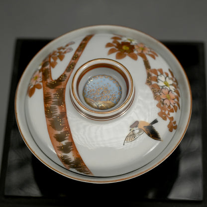 4 Spectacular Kutani Porcelain Bowls, Kaburagi Etc.