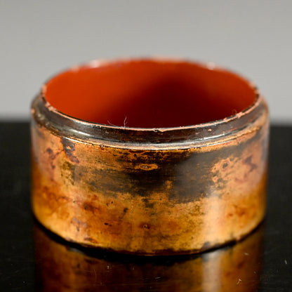 Ancient Japanese Lacquered Gold Kogo Incense Case