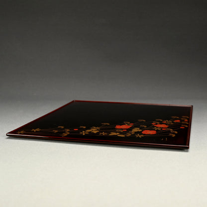 5 pc. Lacquer Tray Set ー服部 峻昇 “風の花 会席膳”