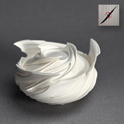 Whirling Form Kogo Incense Holder ー松村 淳 “Shifting Qualia C ↔ I”