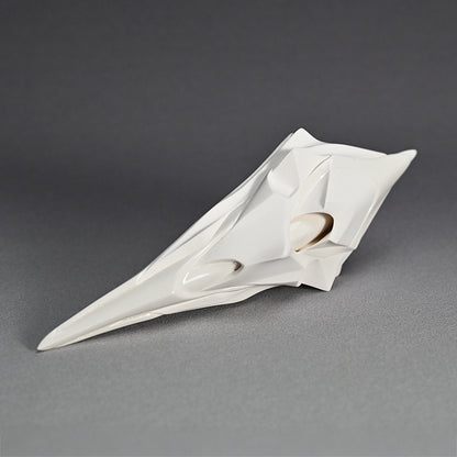 Porcelain Katakuchi Sake pouring Vessel ー松村 淳 “Divergence 6.01”