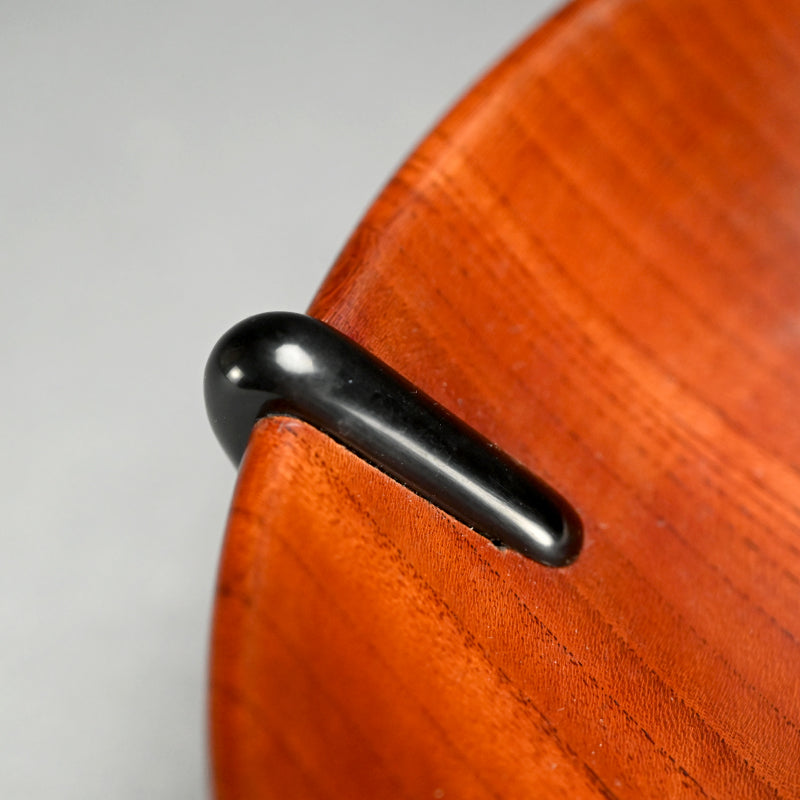 Mid-century Japanese Wood Craft Basin ー木村 宗春 "足付菓子器"