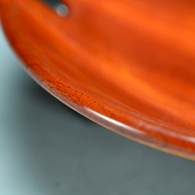 Mid-century Japanese Wood Craft Basin ー木村 宗春 "足付菓子器"