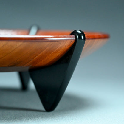 Mid-century Japanese Wood Craft Basin ー木村 宗春 "足付菓子器"