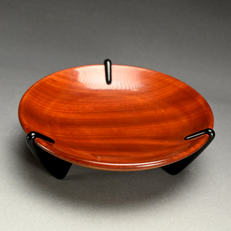 Mid-century Japanese Wood Craft Basin ー木村 宗春 "足付菓子器"