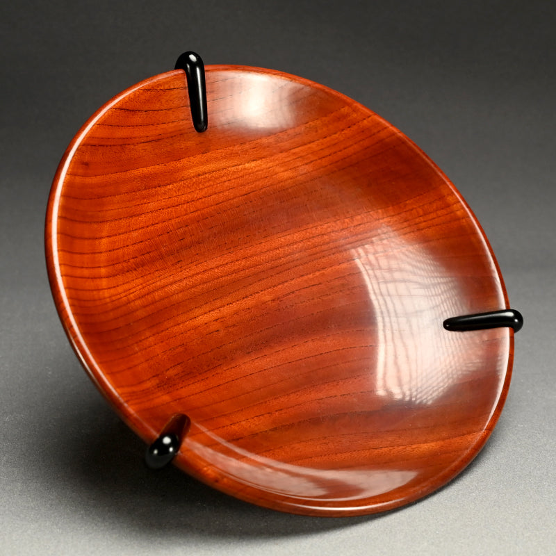 Mid-century Japanese Wood Craft Basin ー木村 宗春 "足付菓子器"