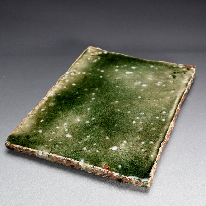 Breathtaking Ash Glazed Slab ー村越 琢磨 “灰釉 大板皿”