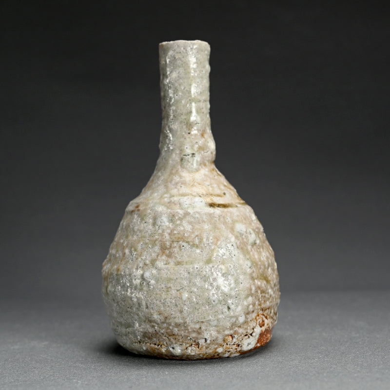 Rare Anangama Yakishime Vase ー村越 琢磨 “焼締 鶴首”