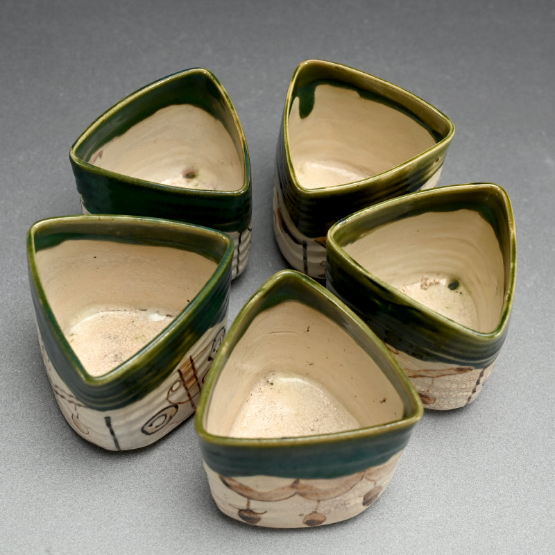 5 pc. Oribe Mukouzuke Dish Set