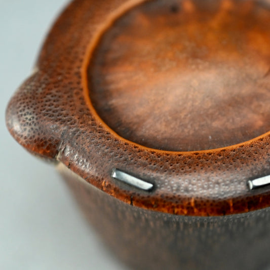 Bamboo Sencha Tea Pot with Silver Clasps