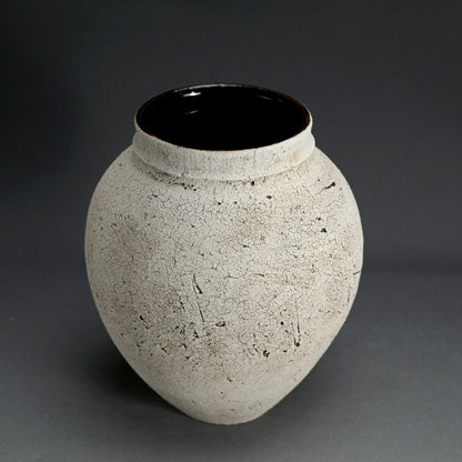 White Tamba Vase ー市野 健太 “彩色 花器"