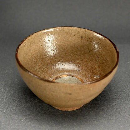 16th-17th c. Karatsu Chawan Tea Bowl w. Kintsugi Gold repair