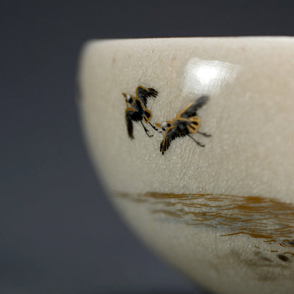 Brilliant Antique Japanese Satsuma Chawan Tea Bowl