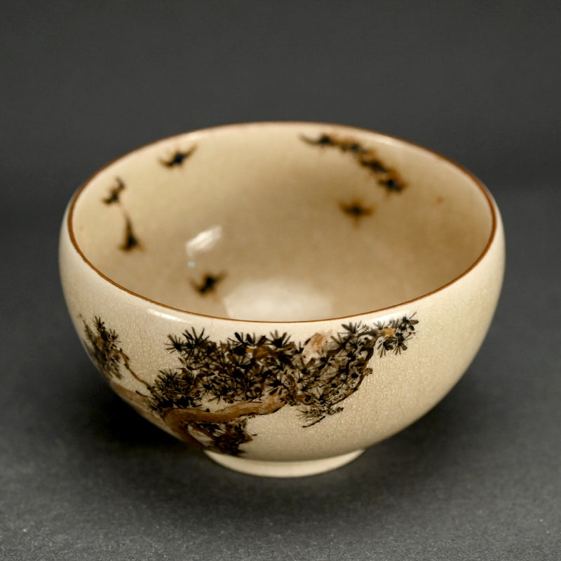 Brilliant Antique Japanese Satsuma Chawan Tea Bowl