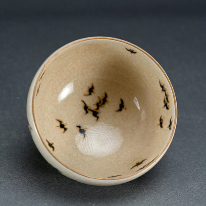 Brilliant Antique Japanese Satsuma Chawan Tea Bowl