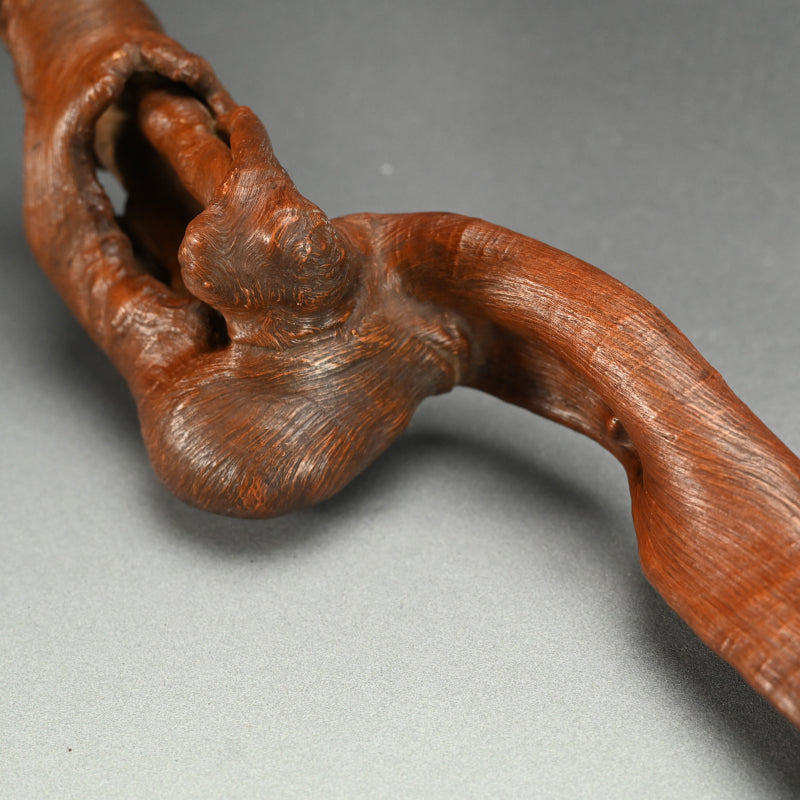 Antique Japanese Natural Wood Display