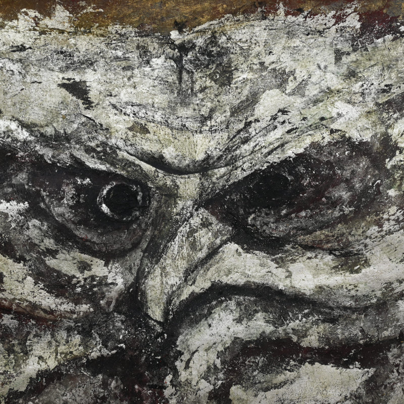 Owl Hanging Scroll ー棚橋 文子 “ふくろう”