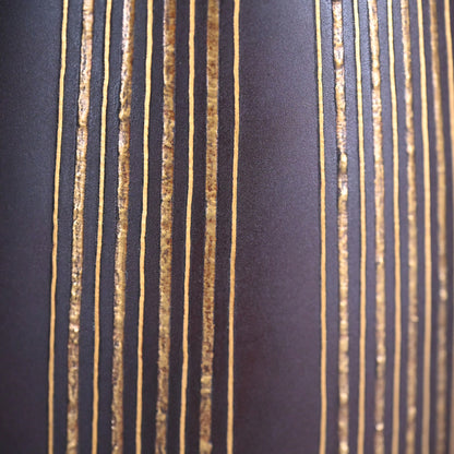 Contemporary Gold Inlay Mizusashi ー鹿島 和生 “銷盛線文鉄水指”