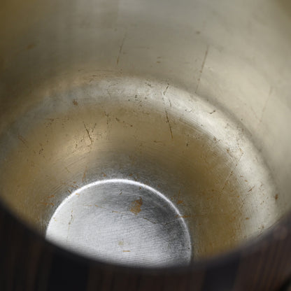 Contemporary Gold Inlay Mizusashi ー鹿島 和生 “銷盛線文鉄水指”