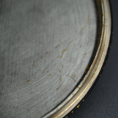 Contemporary Gold Inlay Mizusashi ー鹿島 和生 “銷盛線文鉄水指”