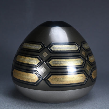 Contemporary Metal-craft Tsubo ー鹿島 和生 "象嵌壺"